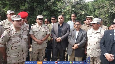 نائب محافظ البحيرة يقدم واجب العزاء لأسرة شهيد سيناء بـ