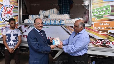 محافظ الإسكندرية يطلق حملة للمناطق المحرومة لتوزيع 110طن سكر