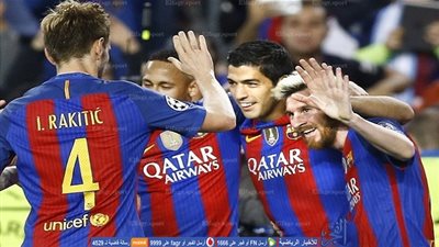 صور مباراة برشلونة ومانشستر سيتي 