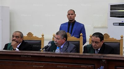 جلسة محاكمة المتهمين في أحداث المقطم (صور) 