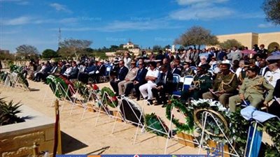 محافظ مطروح يشارك ممثلي 50 دولة الاحتفال بالذكري الـ 74 للحرب العالمية الثانية  (صور) 