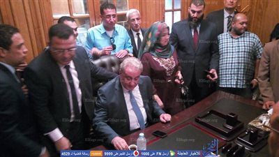 عاشور يصل نقابة المحامين للإدلاء بصوته بـ 