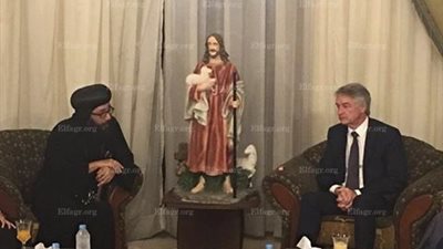 وفد من مجلس الشوري الفرنسي في زيارة لمنطقة مصر القديمة 