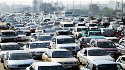 كثافات مرورية بسبب كسر ماسورة مياه بـ