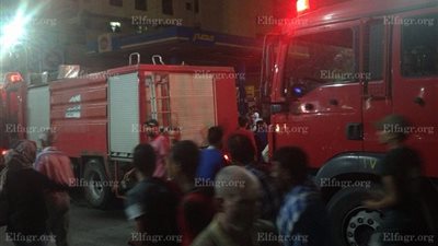 أول لقطات لاشتعال النار في محطة وقود بطنطا (فيديو)