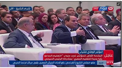 السيسي يقاطع كلمة رئيس لجنة الصحة بالبرلمان: 