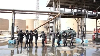 تصفية 6 إرهابيين وإبطال مفعول 6 قنابل في سيناريو افتراضي ببني سويف (صور)