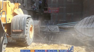 إزالة 18 حالة تعدي على الأراضي الزراعية بالقناطر وقليوب (صور)