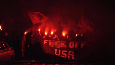 هجوم بالمولوتوف على مقر إقامة السفير الأمريكي بروسيا