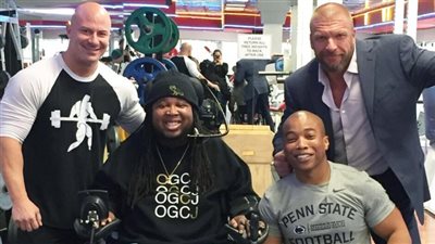 تربل اتش يستضيف برنامجا تلفزيونيا لدعم رياضي مصاب