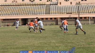 بالصور والفيديو .. جمهورية شبين يختتم تدريباته لمباراة المريخ بالقسم الثاني