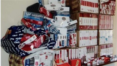 ضبط  924 قاروصة سجائر مهربة جمركياً  في مطروح
