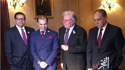 حسين فهمي والقنصل المصري بأمريكا يشاركان بحفل مستشفي 57357 بنيويورك (صور)