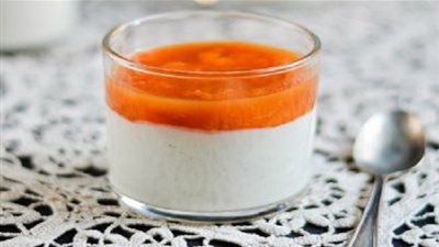 طريقة تحضير أرز باللبن مع صوص المشمش