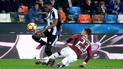 تورينو يخطف تعادلا من أنياب أودينيزي بالدوري الإيطالي 