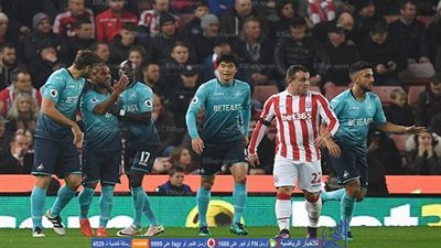 بالفيديو.. سوانزي يتعادل سريعا في شباك ستوك سيتي 