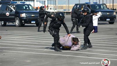 دهم وتطويق خلايا إرهابية في فرضيات تمرين 