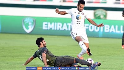 التعادل الإيجابي يحسم موقعة الجزيرة والإمارات بالدوري الإماراتي