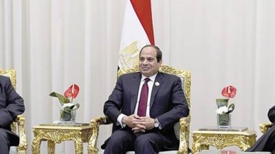 السيسي يبحث تعزيز التعاون مع نائب رئيس غينيا الاستوائية اليوم