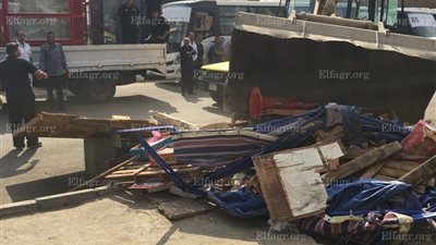 أمن القاهرة يشن حملة مكبرة على المخالفين بمدينة نصر (صور)