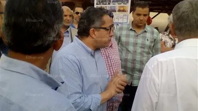  وزير الاآثار يتفقد مقبرة الملك  توت عنخ آمون بالاقصر (صور)