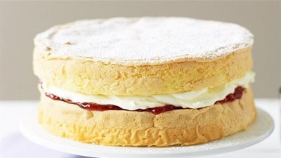 طريقة تحضير كيك إسفنجى لايت