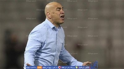 حسام حسن ينفعل على جهاد جريشة في مباراة الزمالك  
