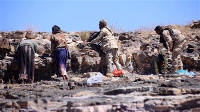 مواجهات عنيفة شرقي وشمالي تعز باليمن 