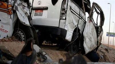 إصابة 21 إثر إنقلاب ميكروباص بالمنيا