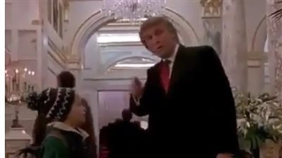 شاهد.. الرئيس الأمريكي ترامب كومبارس في فيلم أمريكي 