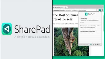إضافة SharePad لمستخدمي متصفح كروم لحفظ الملاحظات بسهولة 