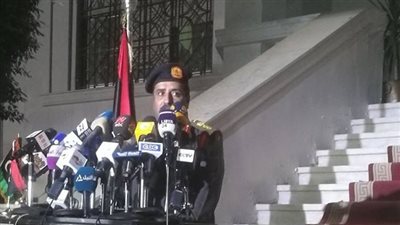 بدء مؤتمر المتحدث باسم الجيش الليبي في القاهرة  