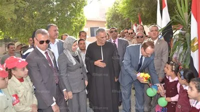 محافظ بني سويف: 35 مدرسة تشارك فى تجربة «مشروع التقويم».. (صور)