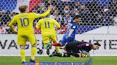 بالفيديو.. إيميل فورسبيرج يسجل هدفا رائعا للسويد فى مرمى فرنسا 