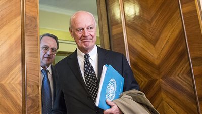 دي ميستورا يبحث في طهران تطورات الأوضاع في حلب 