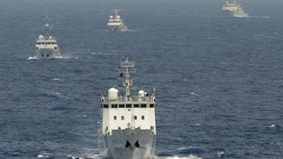 دخول 4 سفن صينية المياه الإقليمية اليابانية المتنازع عليها