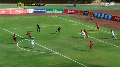 بالفيديو.. مهاجم أوغندا يهدر فرصة هدفا أمام الكونغو - مجموعة مصر