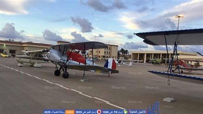 وصول الطائرات المشاركة في رالي الطيران إلى مطار 6 أكتوبر (صور) 