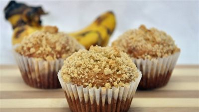 طريقة تحضير مافن الموز اللذيذ