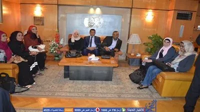 استقبال المتدربين المشاركين في 