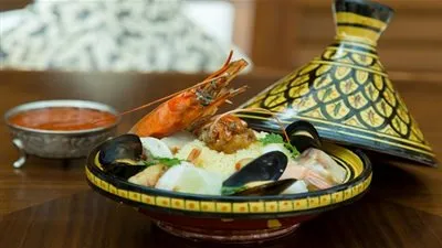 طريقة تحضير الكسكس بالمأكولات البحرية