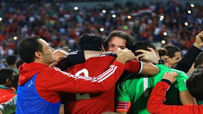 أحمد فتحي يحتفل بالفوز على غانا بصورة ودعاء 