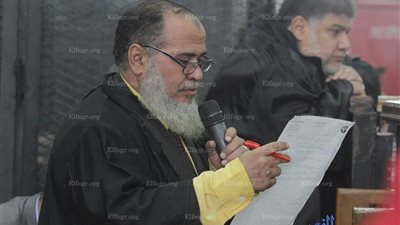 جلسة محاكمة المتهمين في 