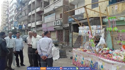 ضبط وتنظيم الإشغالات استعدادا لمولد 