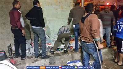 انفجار هائل بالطابق الثاني بعقار الفجالة (صور) 