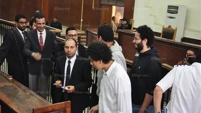 استمرار إخلاء سبيل أعضاء فرقة أطفال الشوارع 45 يوم  بتدابير احترازية (صور)