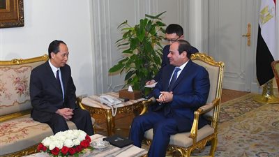 السيسي:‎ مصر مهتمة بالاستفادة من تجربة الصين التنموية