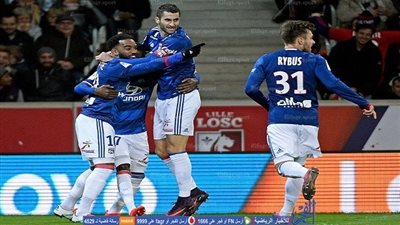 ليون ينتزع فوزا مهما من ميدان ليل بالدوري الفرنسي 