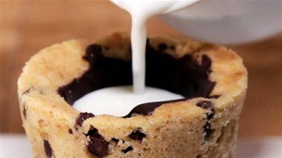 طريقة تحضير أكواب الكوكيز اللذيذة