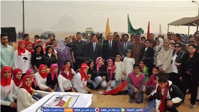 سفير اليابان فى جولة سياحية لآثار بني سويف  (صور)